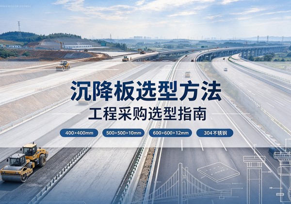 漠河沉降板选择方法